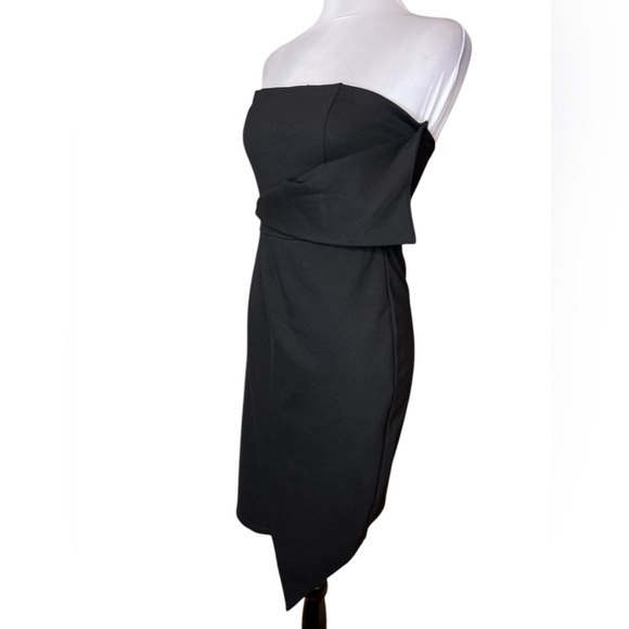 Lulus Queen of the City Black Strapless Bodycon Dress Size Small NWT Party - Picture 5 of 10